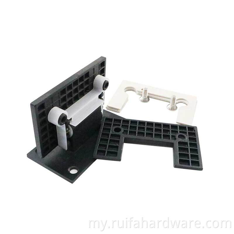 သံမဏိရေချိုးခန်းတံခါးကိုညှပ်ဆေးကြောခြင်း (7) Stainless Steel Shower Door Clamp Hinges (7)